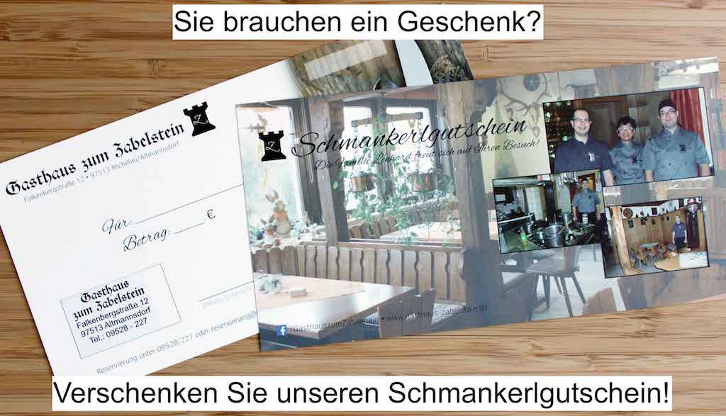 Gutscheinwerbung